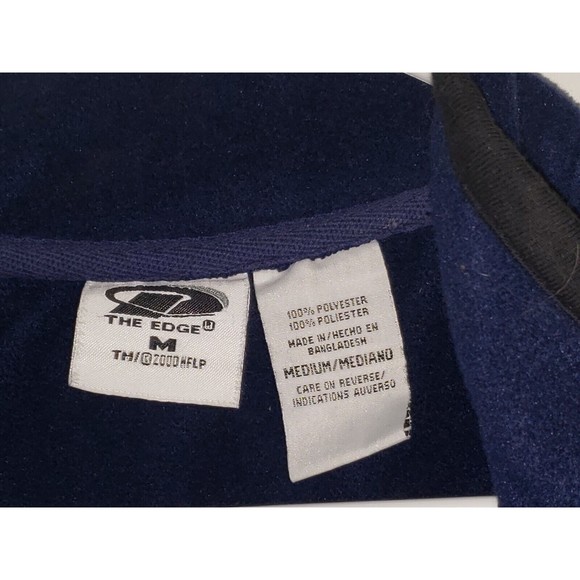 2000 The Edge Denver Broncos Vest Full Zip Up With 2 Mesh Pockets Size Medium - Picture 4 of 10